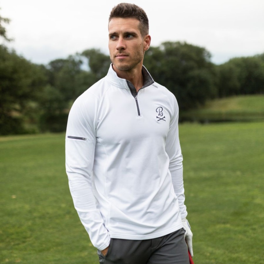 Men'S Apparel * | Unrl X Barstool Golf Crossed Tees Elite Quarter Zip Ii Crazy Deals