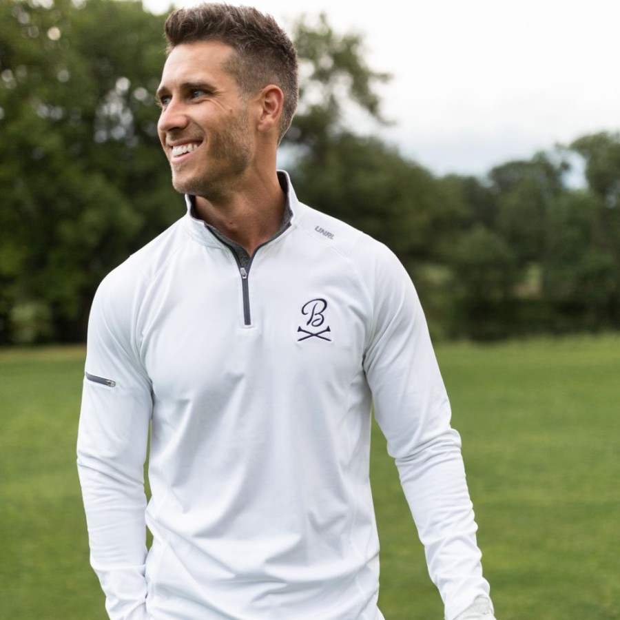 Men'S Apparel * | Unrl X Barstool Golf Crossed Tees Elite Quarter Zip Ii Crazy Deals