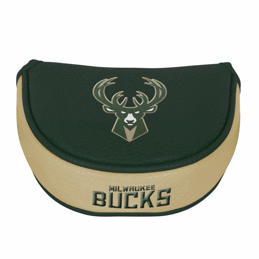 Accessories * | Milwaukee Bucks Mallet Putter Cover Popular