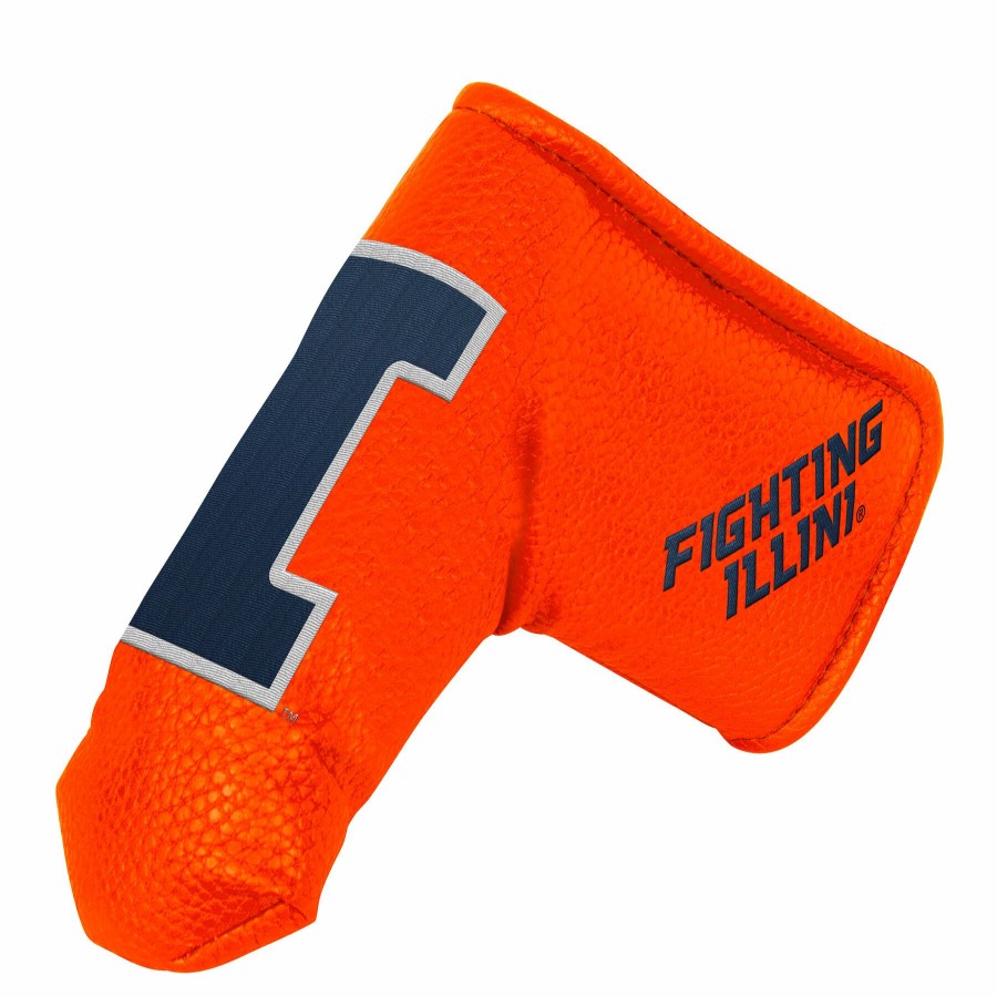 Accessories * | Illinois Fighting Illini Blade Putter Cover Exclusive Design