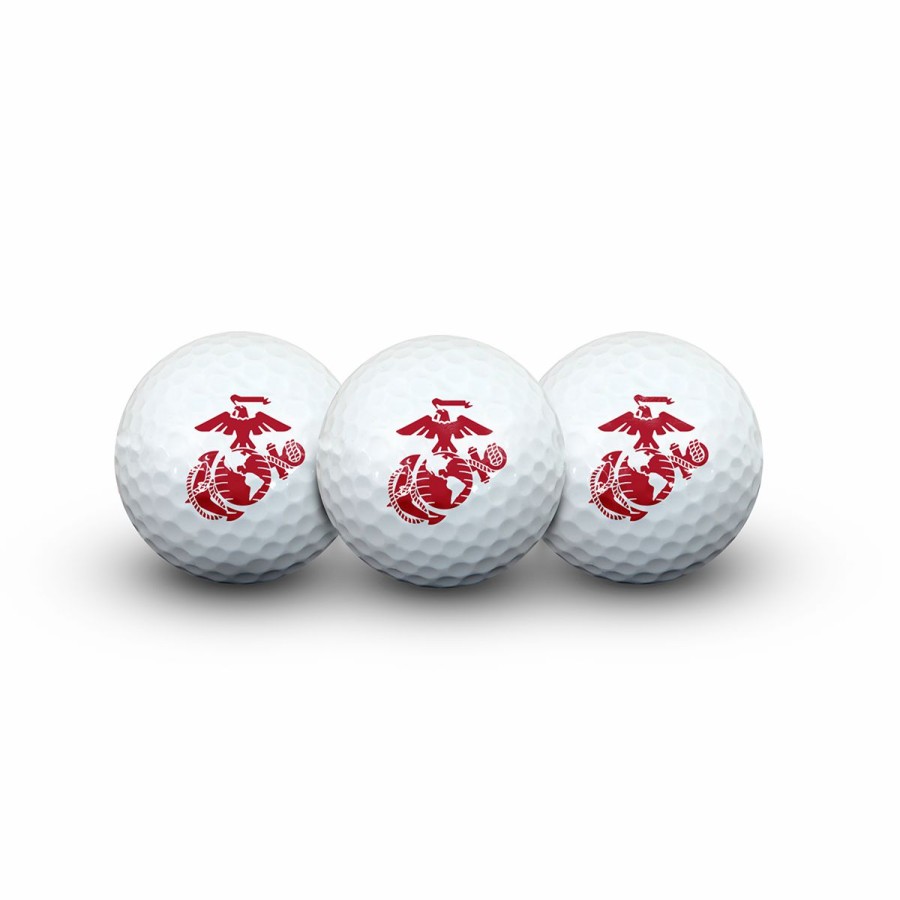 Golf Balls * | Marines Golf Ball Pack Of 3 Clearance Sale