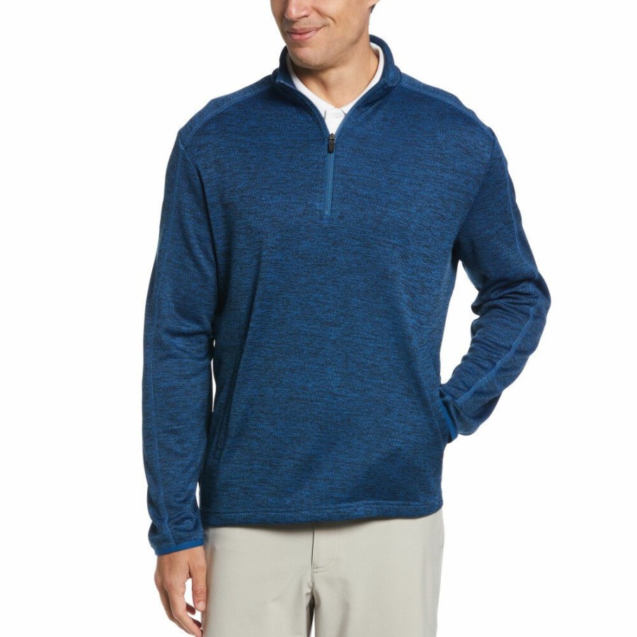 Men'S Apparel * | Geo Fleece Quarter-Zip Sales