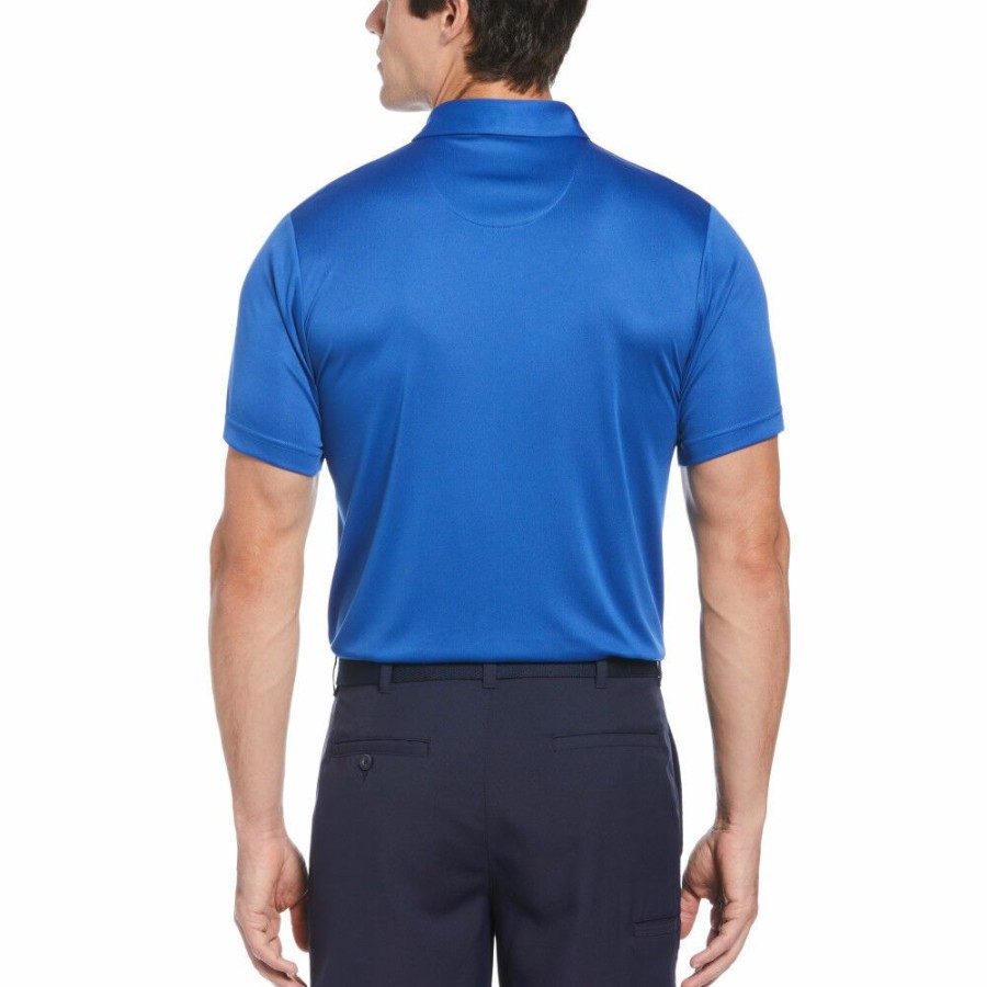 Men'S Apparel * | Asymmetric Print Short Sleeve Golf Polo Shirt Clearance Sale