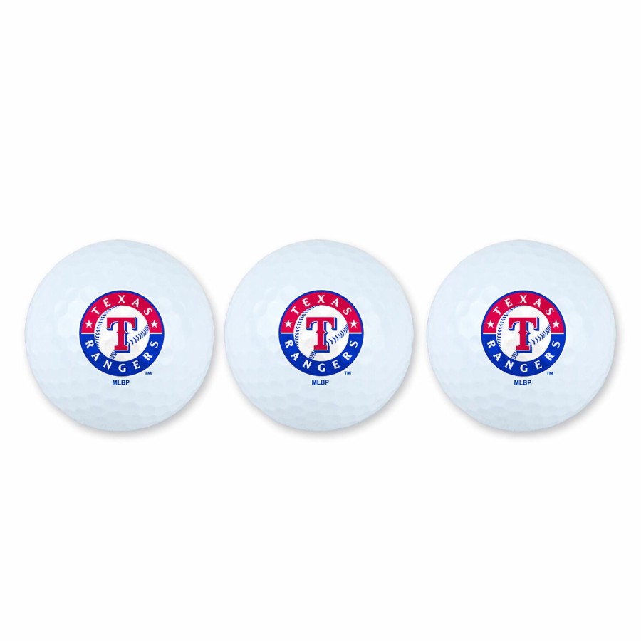 Golf Balls * | Team Effort Texas Rangers Golf Ball 3 Pack Shoping