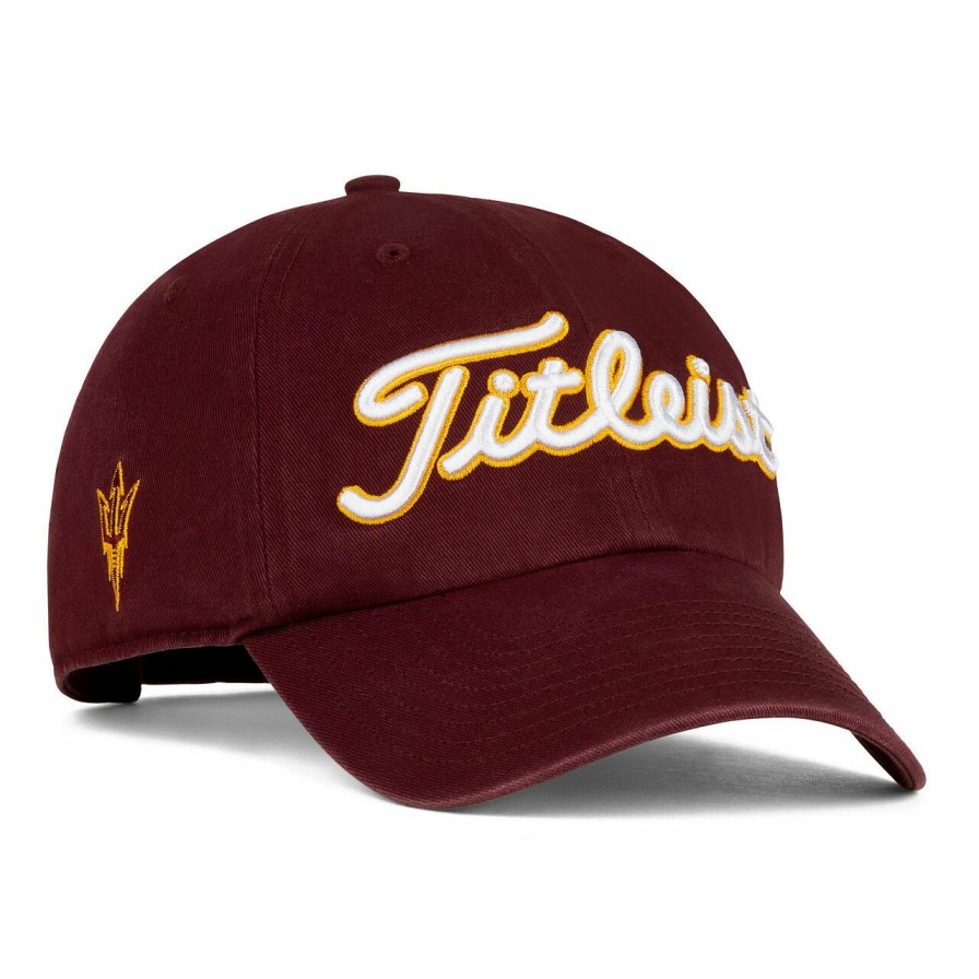 Men'S Apparel * | Titleist Collegiate Arizona State Hat Top Sellers