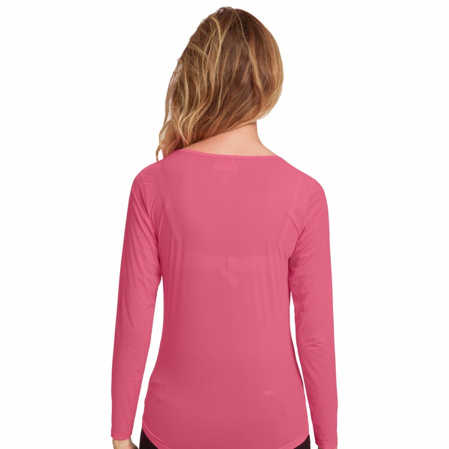 Women'S Apparel * | Jamie Sadock Sunsense Long Sleeve V Neck Special