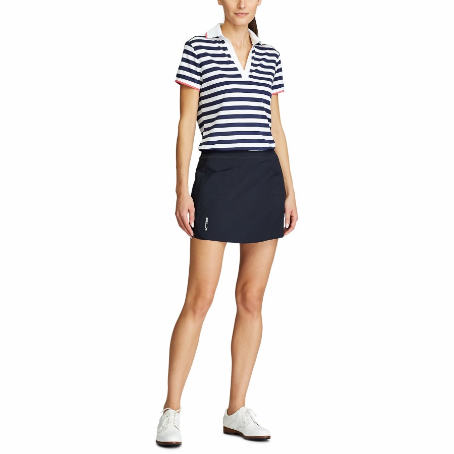 Women'S Apparel * | Solid Stretch 17 Golf Skort Best Price