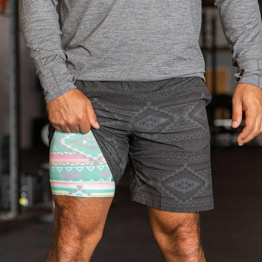 Men'S Apparel * | Performance Lined 7 Quest Compression Short Clearance Sale