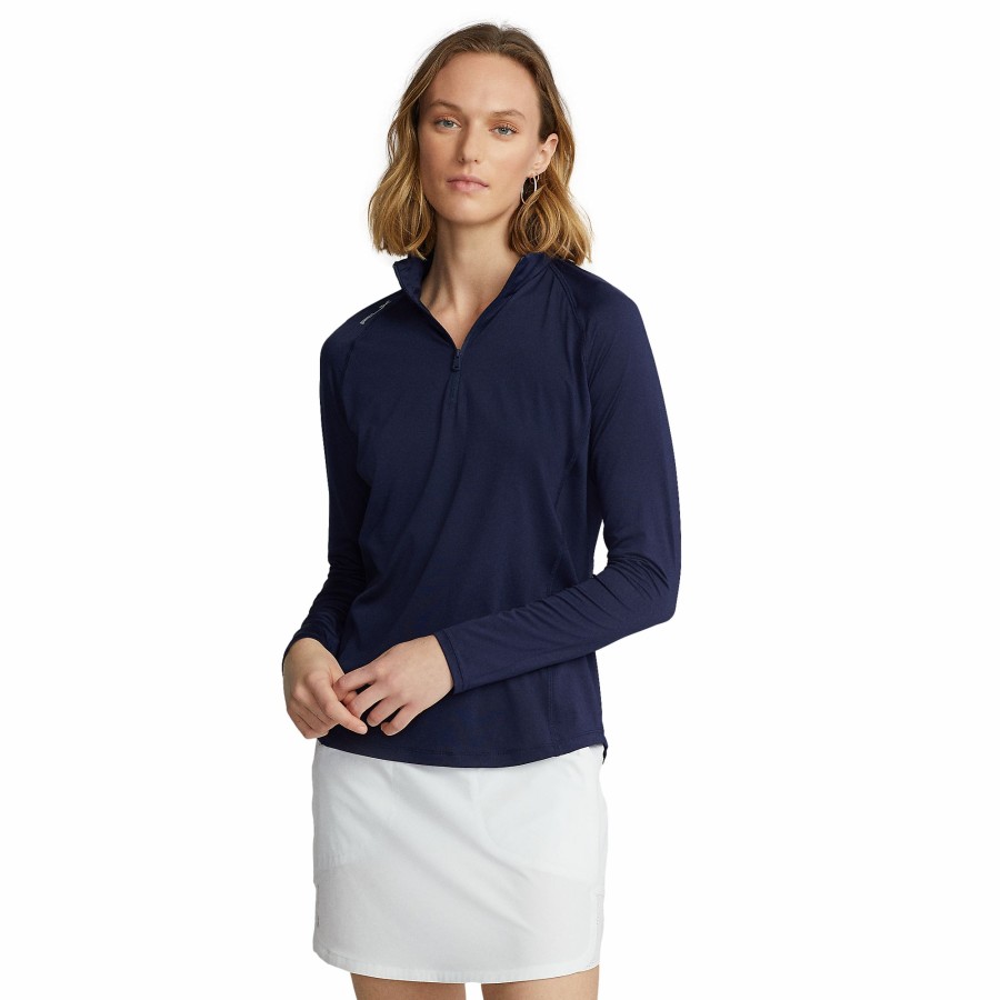 Women'S Apparel * | Breathable Stretch Jersey Quarter-Zip Pullover Best Choice