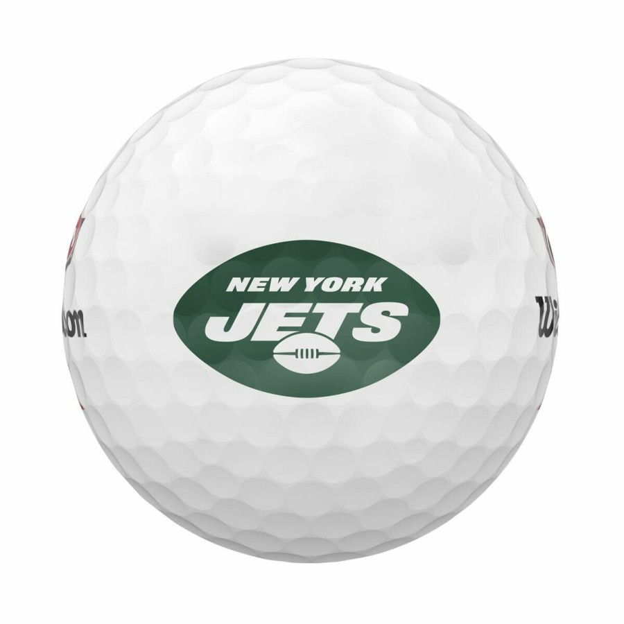 Golf Balls * | Duo Soft+ Nfl Golf Balls New York Jets Good Quality