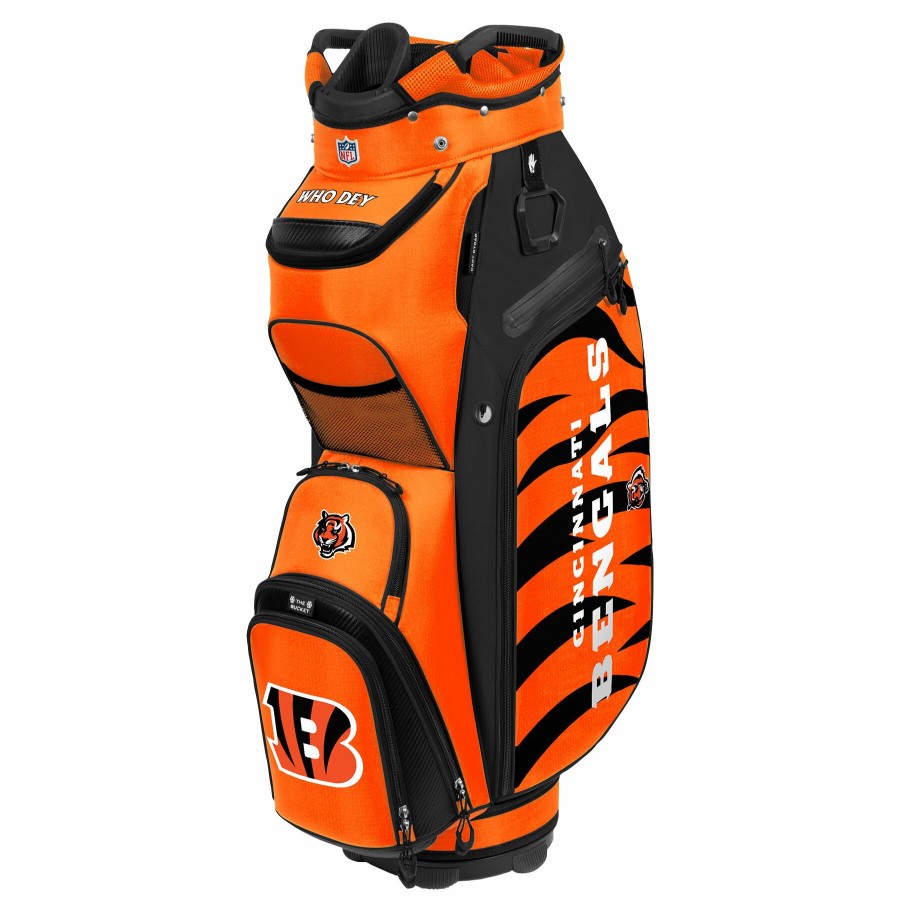 Bags * | Cincinnati Bengals Bucket Iii Cooler Cart Bag Best Price