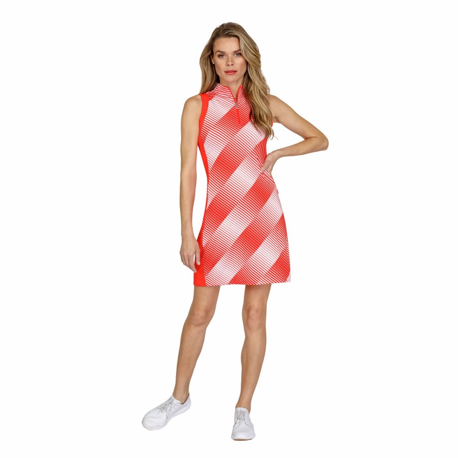 Women'S Apparel * | Paprika Pop Collection: Rhys Inverted Stripe Sleeveless Dress Popular