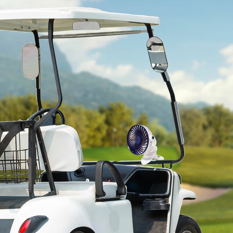 Accessories * | Portable Mini Golf Cart Fan Crazy Deals