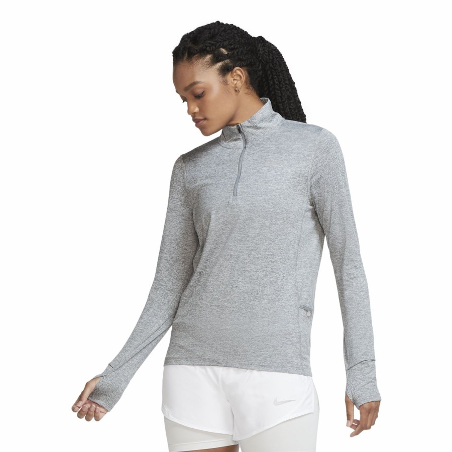 Women'S Apparel * | Dri-Fit Element Women'S 1/4-Zip Running Top Shop New