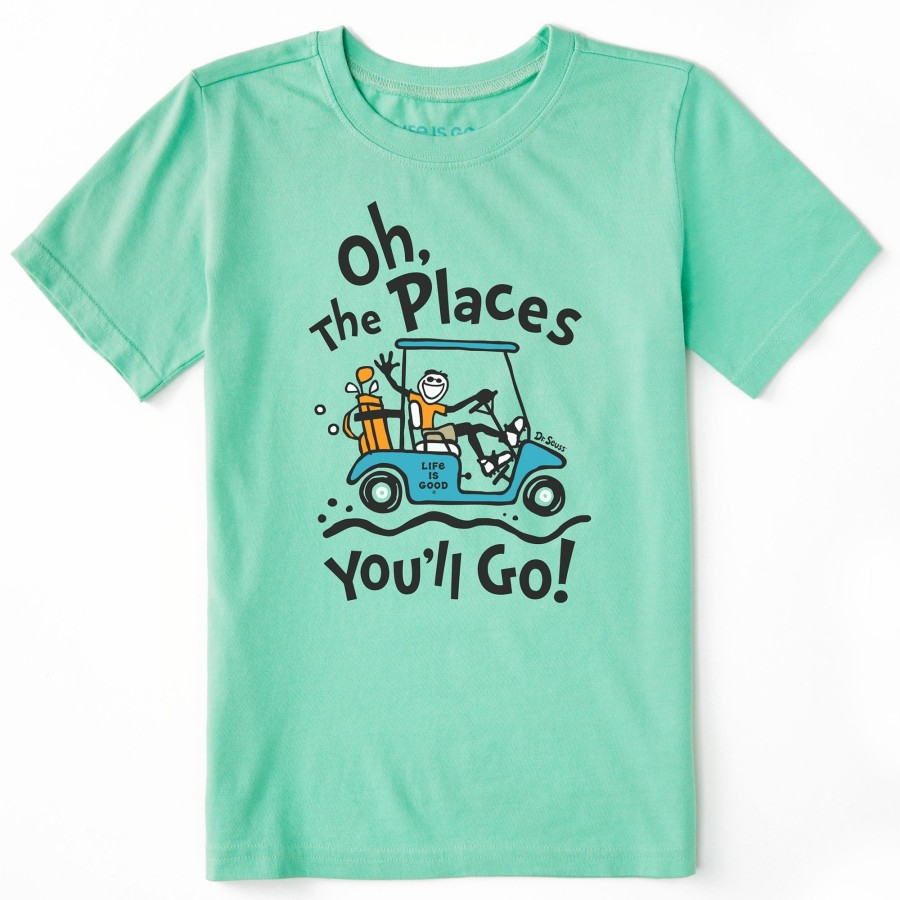 Men'S Apparel * | Oh The Places Jake Golf Boys Crusher Tee Shoping