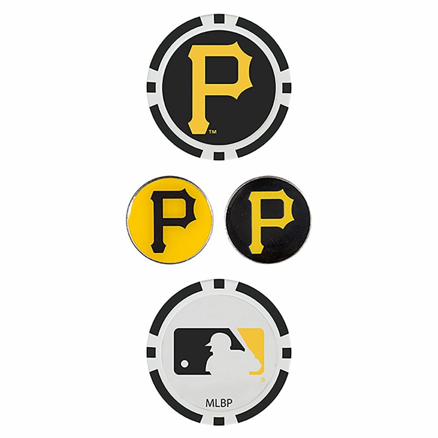 Accessories * | Team Effort Pittsburgh Pirates Ball Marker Set Crazy Deals