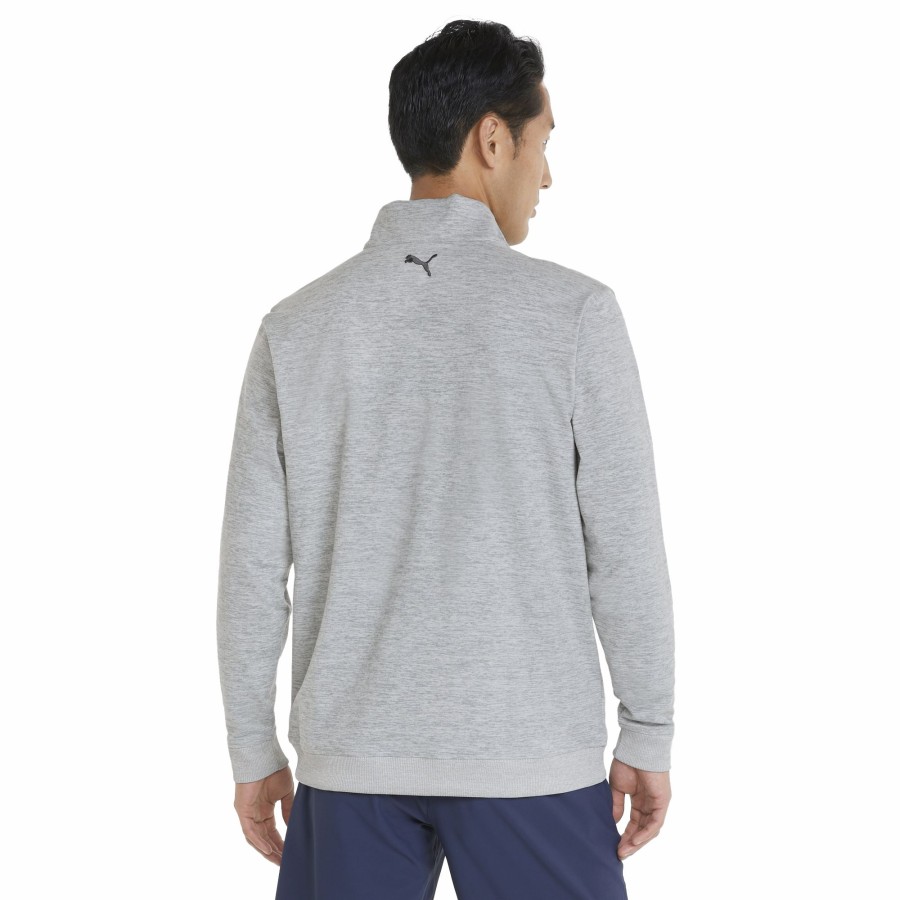 Men'S Apparel * | Ap Cloudspun Castle Golf Quarter-Zip Good Quality