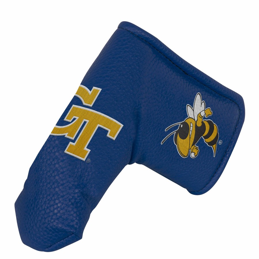 Accessories * | Georgia Tech Yellow Jackets Blade Putter Cover Good Quality