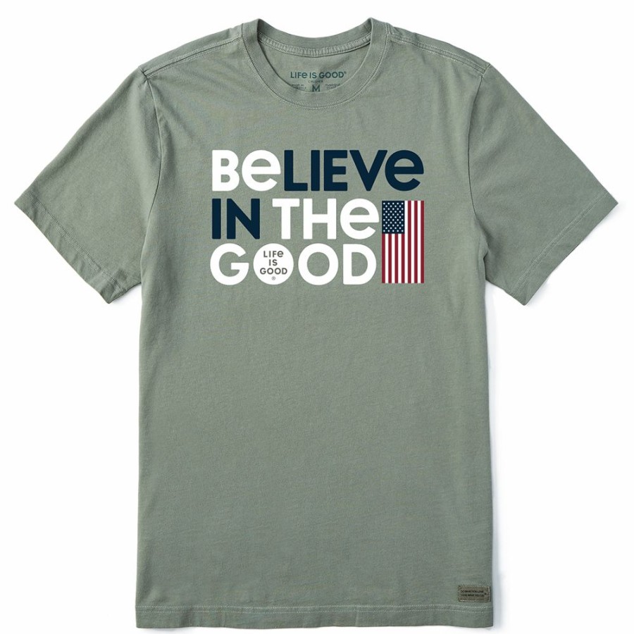 Men'S Apparel * | Believe In The Good America Crusher Tee Best Choice