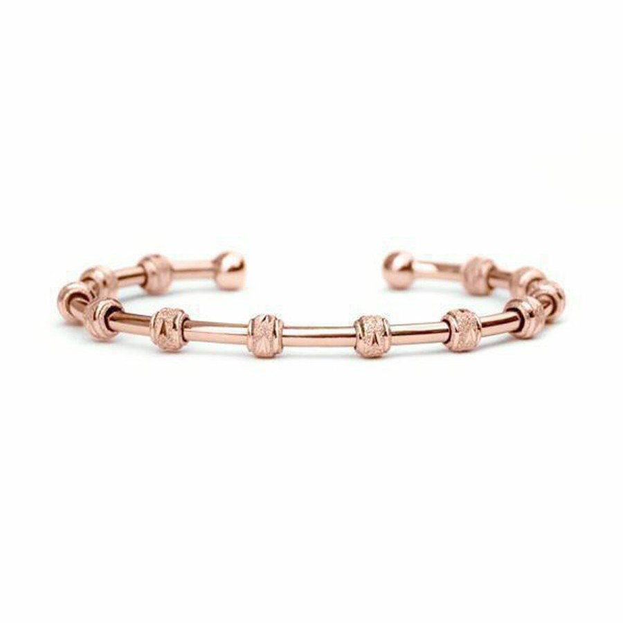 Women'S Apparel * | Golf Goddess Rose Gold Original Stroke Counter Bracelet Special