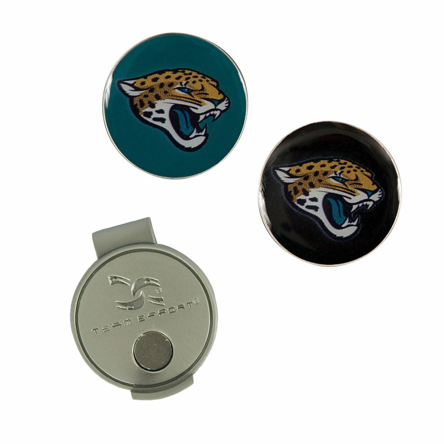 Accessories * | Team Effort Jacksonville Jaguars Hat Clip & Ball Marker Popular