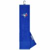 Accessories * | Team Effort Toronto Blue Jays Tri-Fold Embroidered Towel Shop New