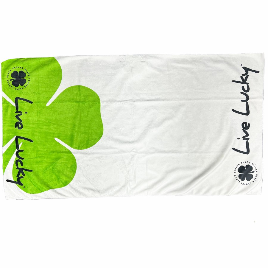 Accessories * | Black Clover "Live Lucky" Player'S Towel Best Price