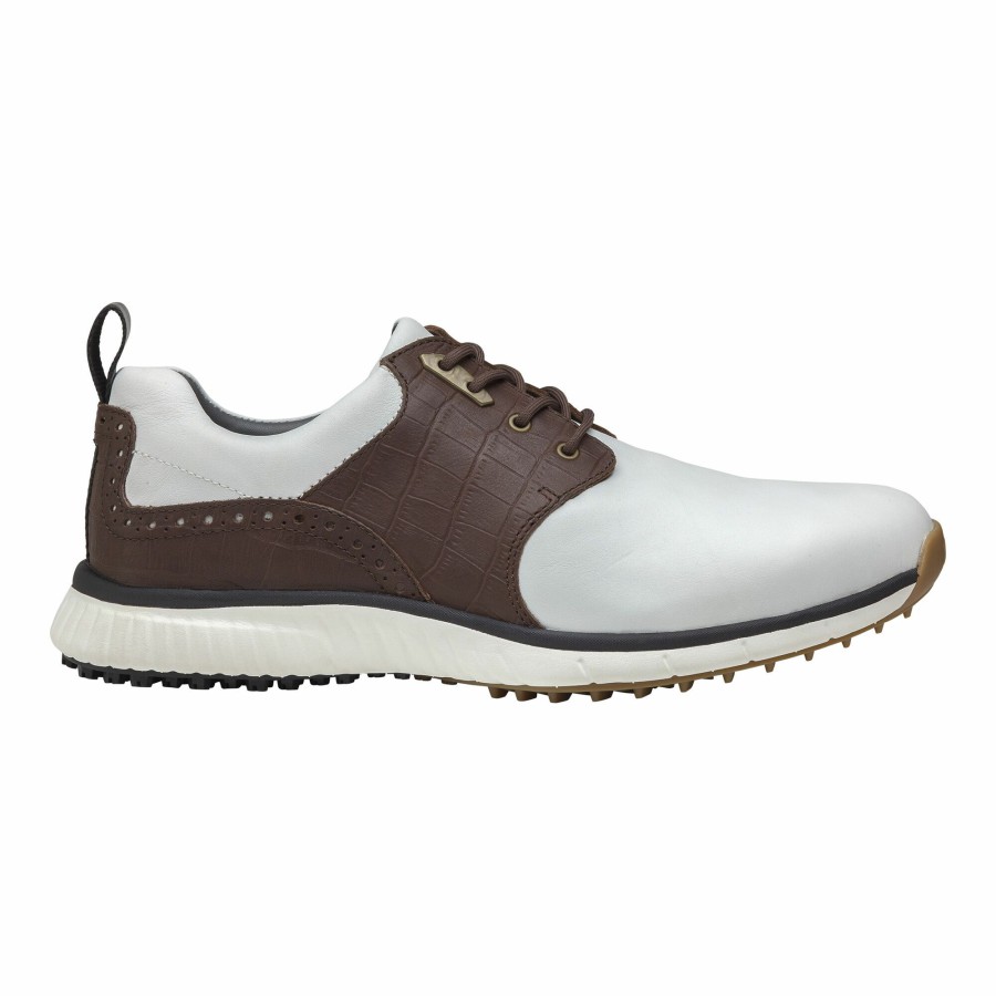 Golf Shoe * | Xc4 H2-Luxe Hybrid Saddle Men'S Golf Shoe Clearance Sale