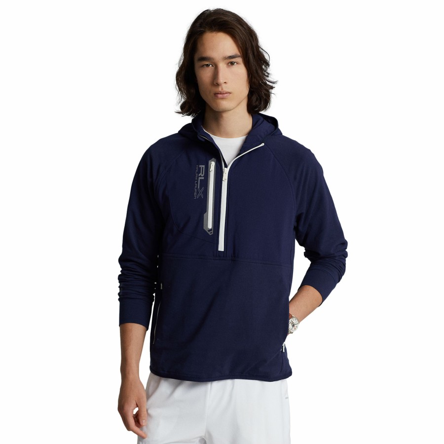 Men'S Apparel * | Performance French Terry Quarter Zip Hoodie Shoping