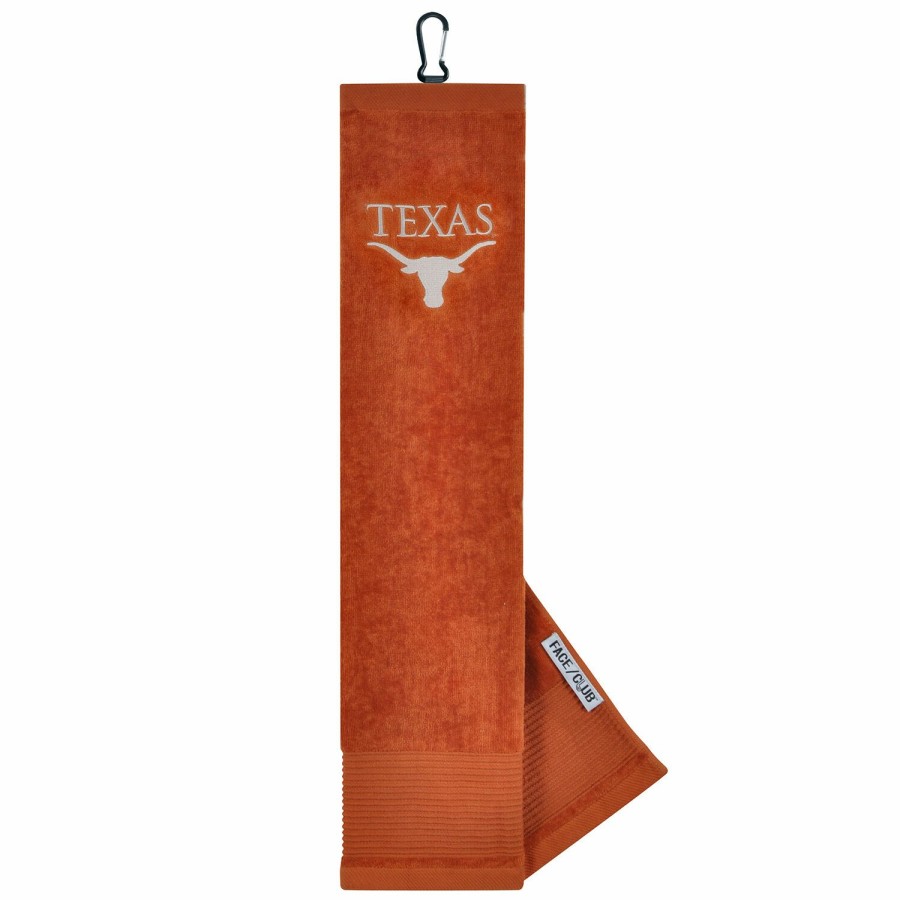 Accessories * | Team Effort Texas Longhorns Tri-Fold Towel Top Sellers