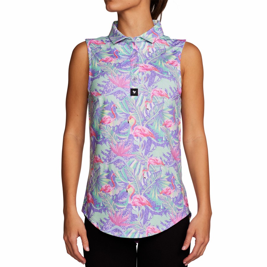 Women'S Apparel * | Mingos Sleeveless Polo Shirt Exclusive Design