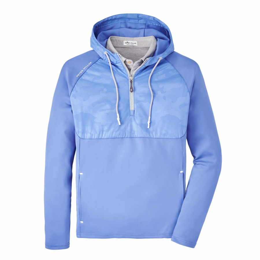 Men'S Apparel * | Hyperlight Weld Hybrid Half-Zip Hoodie Good Quality