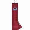 Accessories * | Colorado Avalanche Face/Club Tri-Fold Towel Clearance Sale