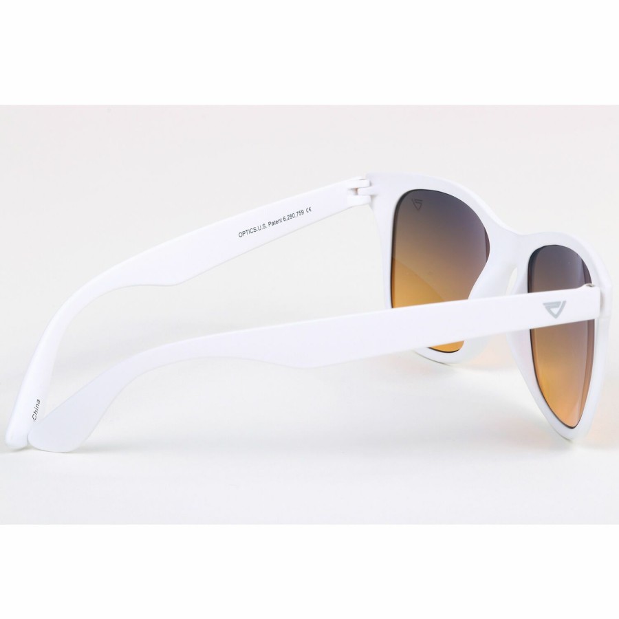 Men'S Apparel * | Dg1 White Wayfarer Sunglasses Clearance Sale