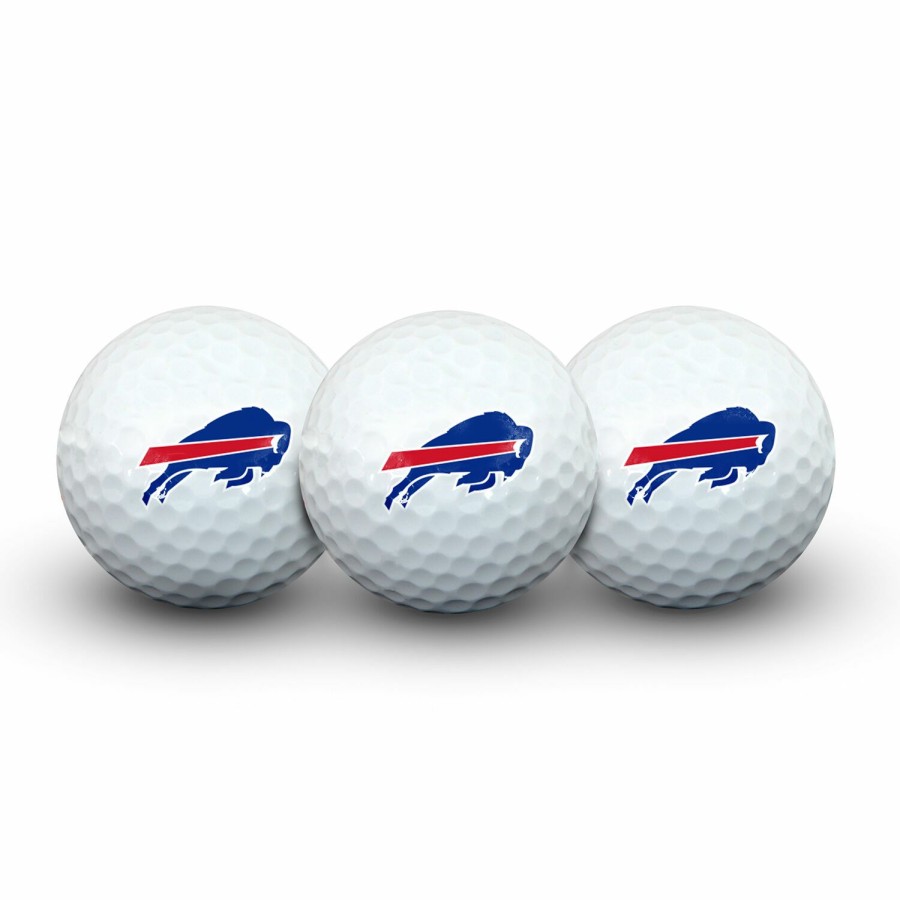 Golf Balls * | Team Effort Buffalo Bills Golf Ball 3 Pack Best Guaranteed