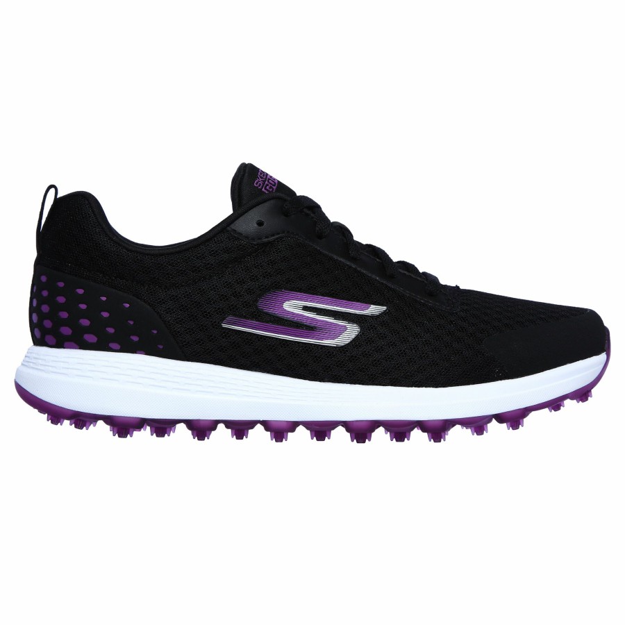 Golf Shoe * | Go Golf Max Fairway 2 Women'S Golf Shoe Black/Purple Clearance Sale