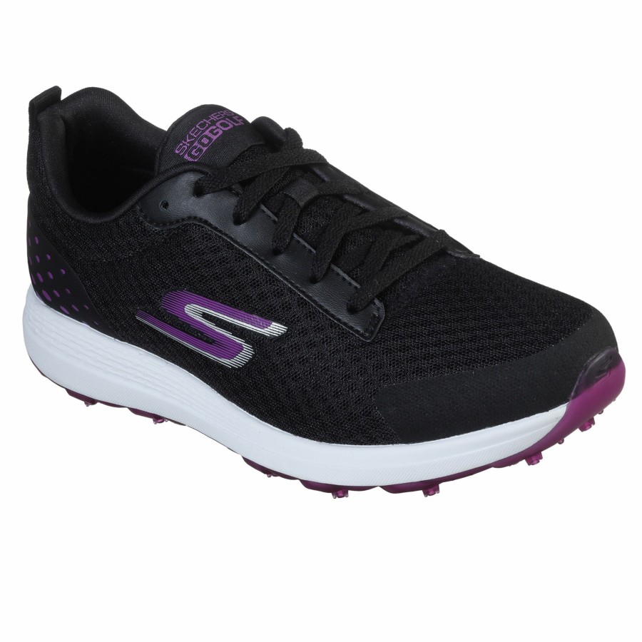 Golf Shoe * | Go Golf Max Fairway 2 Women'S Golf Shoe Black/Purple Clearance Sale