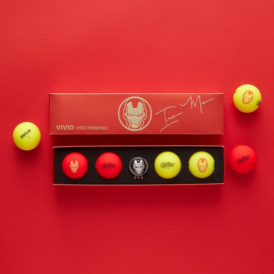 Golf Balls * | Marvel Special Pack Ironman Exclusive Design