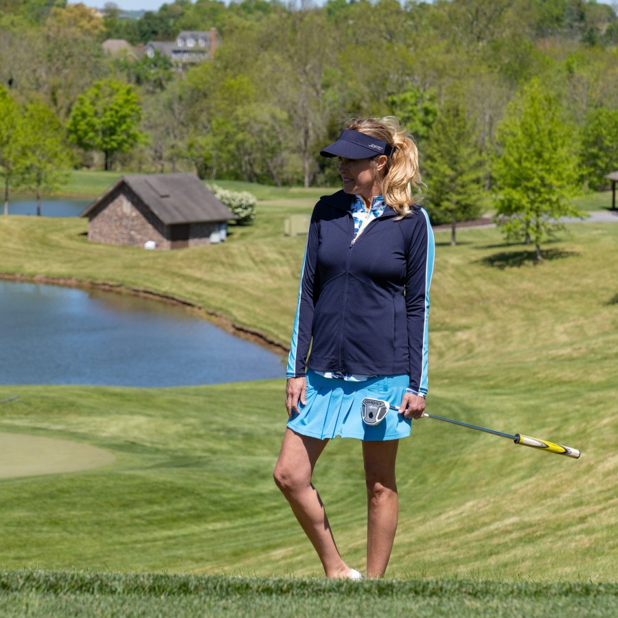 Women'S Apparel * | Blue Agave Collection: Dash Pleated Panel 16 Skort Top Sellers