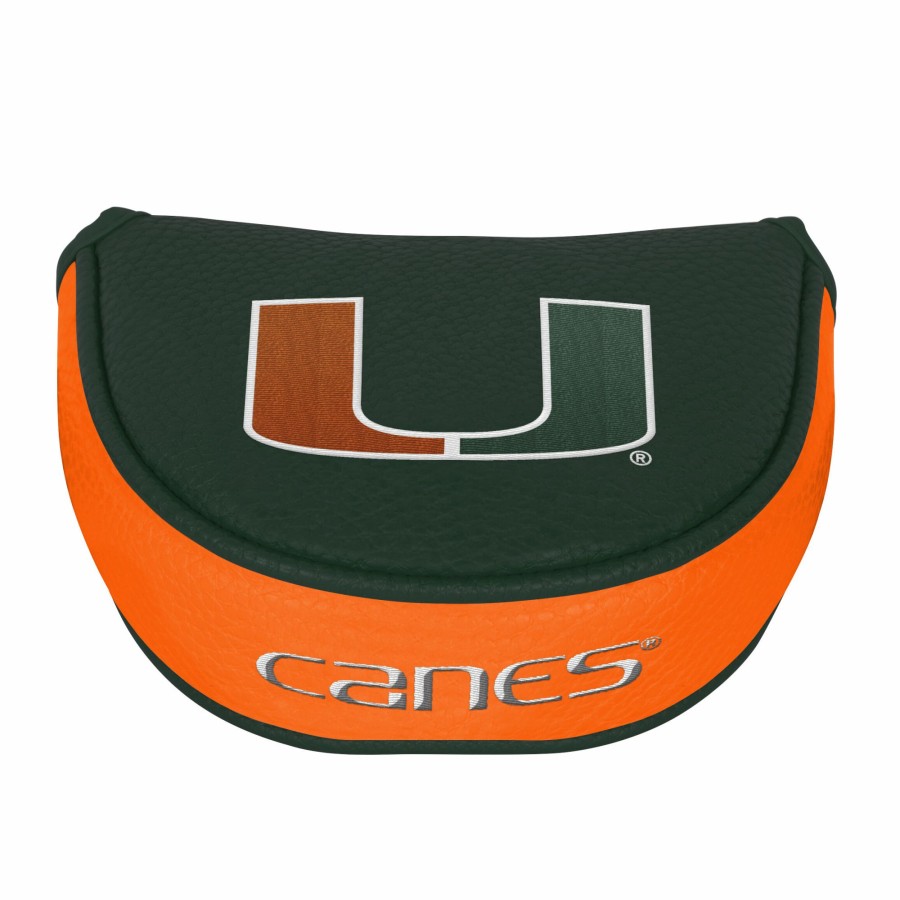 Accessories * | Miami Hurricanes Mallet Putter Cover Good Quality