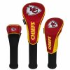 Accessories * | Team Effort Kansas City Chiefs Set Of 3 Headcovers Special