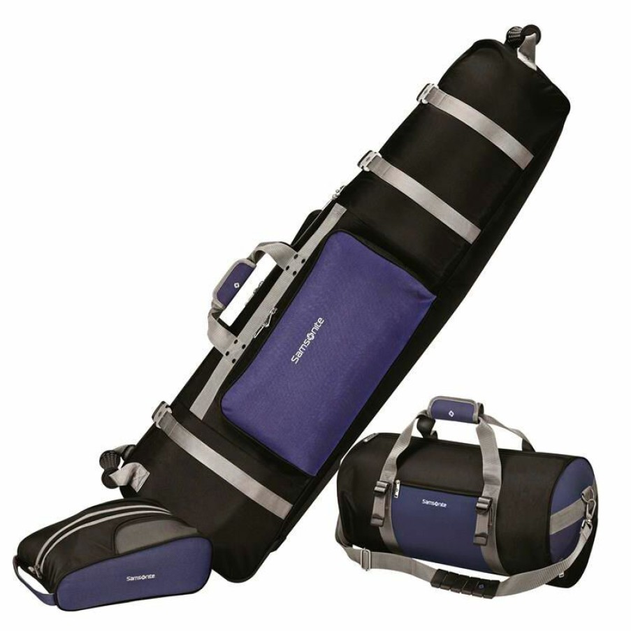 Bags * | Samsonite Deluxe 3-Piece Golf Travel Bag Set Exactly Discount