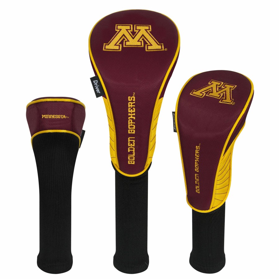 Accessories * | Minnesota Golden Gophers Headcover Set Of 3 Special