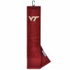 Accessories * | Team Effort Virginia Tech Hokies Tri-Fold Towel Clearance Sale